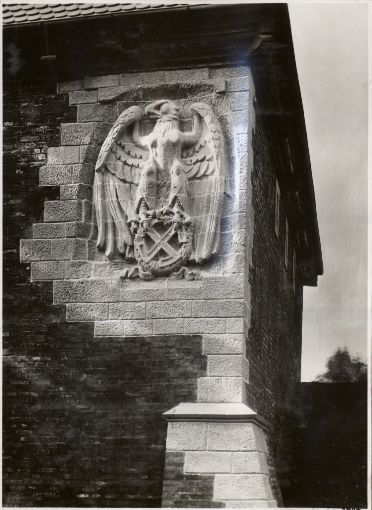 HERBERT ORTH. Špilberk. West gate. Author of the Imperial Eagle Josef Heisse. Around 1941. (Brno City Museum)